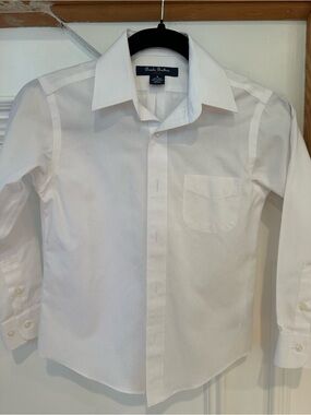 Brooks Brothers White Boys Dress Shirt